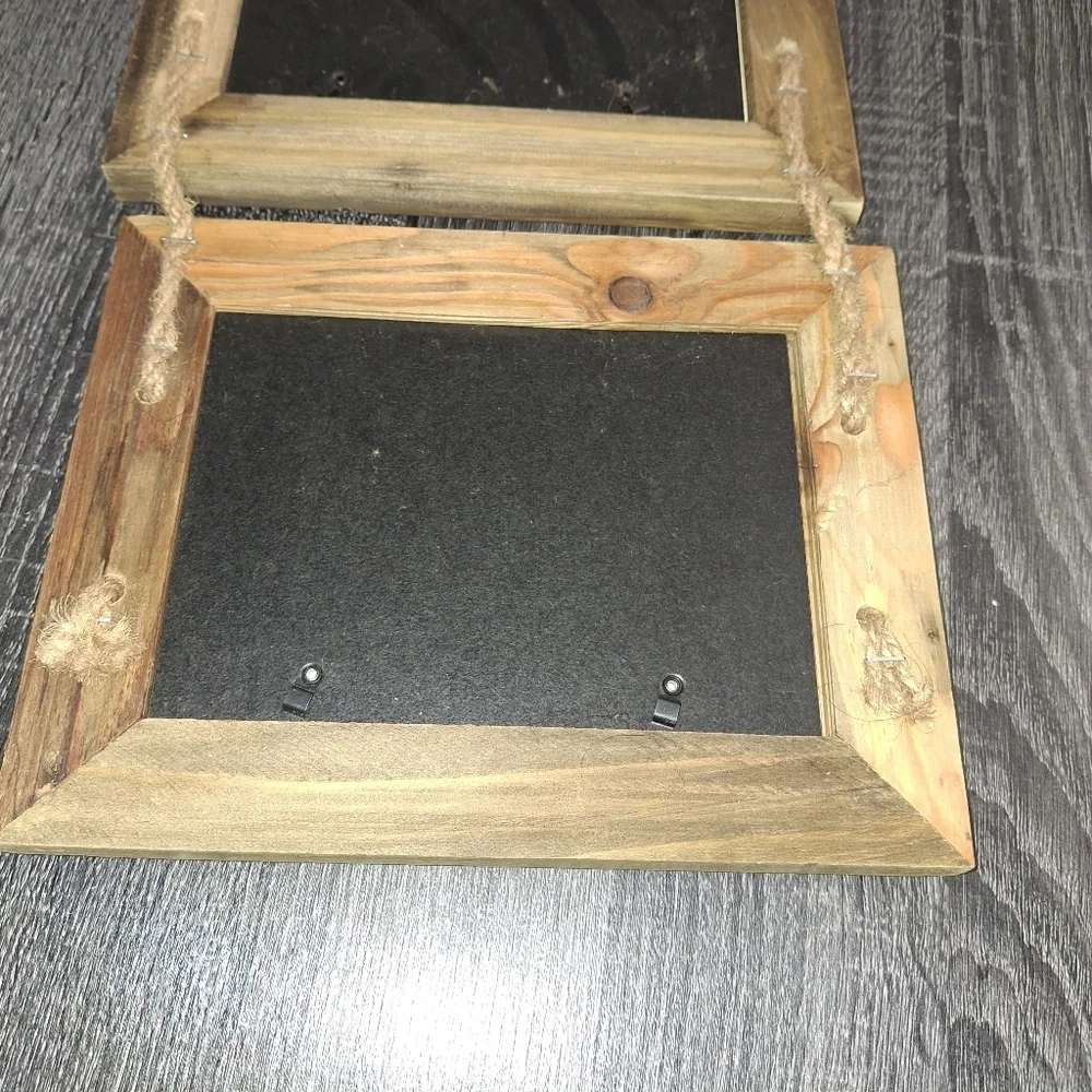 Rustic Brown Hanging Photo Frame Set - Picture 6 of 6